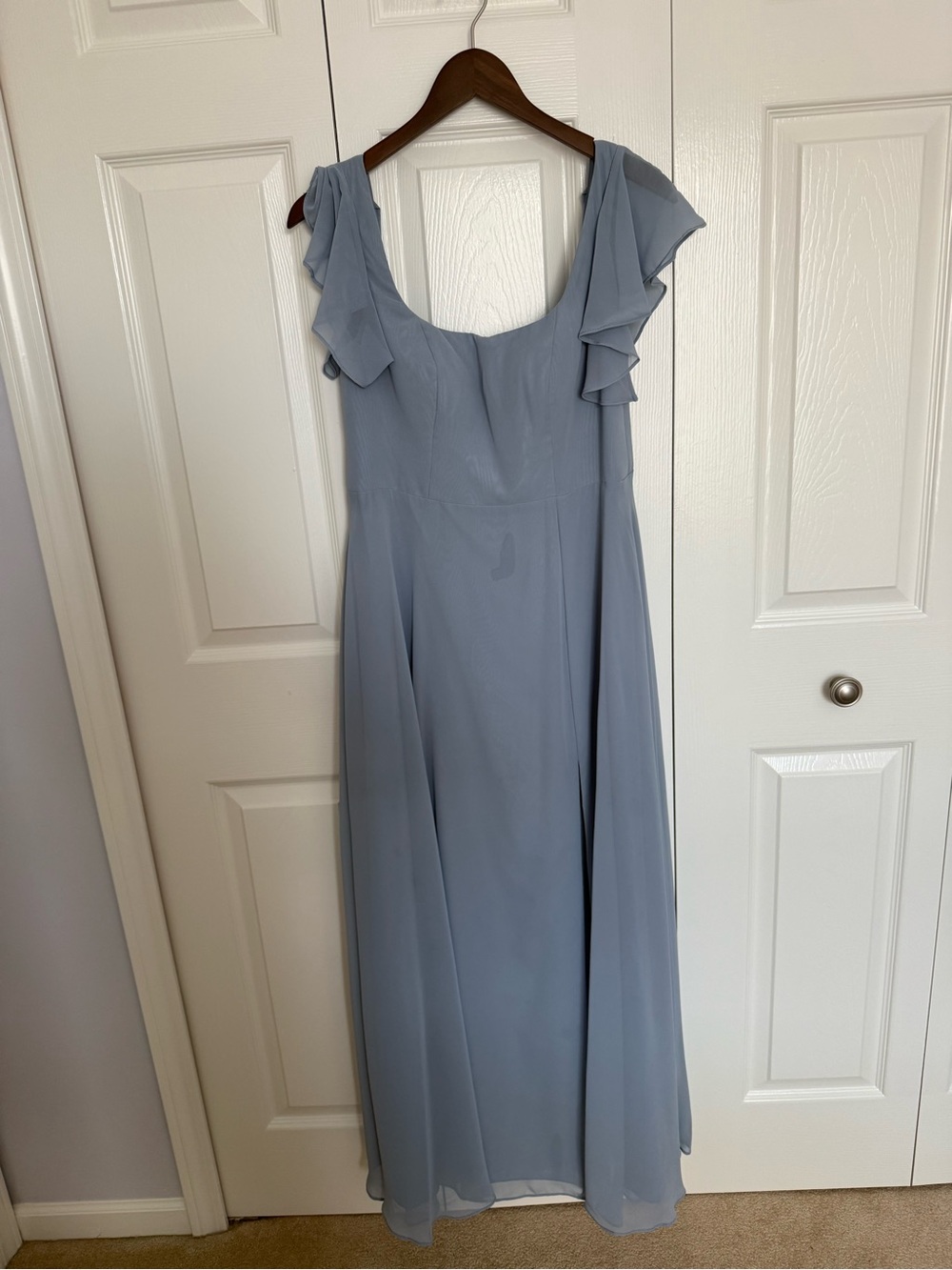 Azazie "Dusty Blue" Color Bridesmaid Dress - Bondi - Custom Size -Formal Wedding